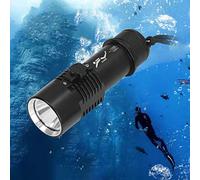 Luz de Buceo, Luz de Buceo Portátil 100 Metros IPX8 Antorcha Impermeable para Linterna de Buceo Buceo 5000LM Interruptor Magnético