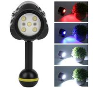 Luz de Buceo, Luz de Video LED Impermeable de 40 M, Luz de Video de Mini Cámara Submarina de 7500 K, Luz de Fotografía de Buceo, Luz de Fotografía de Relleno Portátil Regulable