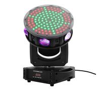 Luz de cabeza móvil, iluminación de escenario, luces DJ de cabeza móvil para fiesta, concierto, festival, múltiples modos de control, área de iluminación: 538,2 ft², función de memoria