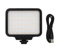 Luz de Cámara RGB 2500-9900K Lámpara de Fotografía LED Recargable a Todo Color Regulable con Luz Suave, Color Ajustable y 21 Efectos