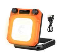 Luz De Camping | Linterna Magnética Recargable Portátil Plegable - Lámparas De Camping 3200mAh Con Pantalla LCD,Para Terraza Tienda Porche Interior Jardín Jardín Trabajo Exterior