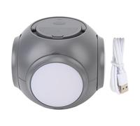 Luz de camping plegable, linterna recargable, batería portátil de 10000 mAh con luz LED para tienda de campaña y 5 modos de iluminación, luz blanca cálida, neutra y roja para