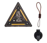 Luz de camping portátil multifuncional triángulo pequeña lámpara colgante advertencia nocturna triángulo pequeño advertencia para acampar al aire libre