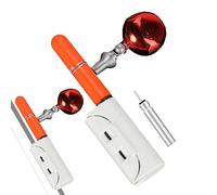 Luz de caña de pescar, luminoso para la pesca, alarma de mordida de pesca, lámpara impermeable con campana, palos luminosos de pesca, batería incluida, herramienta de pesca para la pesca nocturna