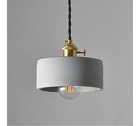 Luz de Colgante de Cemento Industrial Vintage Lámpara de Techo de Montaje en la Cocina de Metal de latón 4 Estilos Nordic Breve Loft Resturant Cafe Bar Lámpara de lámpara Colgante con Cambio de