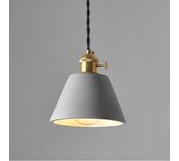 Luz de Colgante de Cemento Industrial Vintage Lámpara de Techo de Montaje en la Cocina de Metal de latón 4 Estilos Nordic Breve Loft Resturant Cafe Bar Lámpara de lámpara Colgante con Cambio de