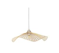 Luz de Colgante de Estilo del sudeste asiático Accesorio de iluminación Primaria de Color ratán Tejido a Mano Café de lámpara de lámpara de Paja