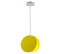Luz de Colgante Moderno Americano de lámparas de Colgantes pequeños creativos de Cabeza Redonda Colgante para el Comedor, Dormitorio, Accesorios de iluminación Ajustables Techo anhele (1 18 * 18 cm)