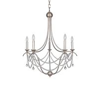 Luz de colgante retro estadounidense de 5 llamas, cuerpo de lámpara de metal con soporte de lámpara de estilo candelabro, soporte de lámpara E14 luces colgantes para sala de estar, escalera, comedor