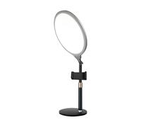 Luz De Con Trípode Iluminación Portátil Con Brillo Ajustable | Soporte De Mesa Para De Luz De Móvil Para Reuniones Streaming Videoconferencia Podcast Vlog Y Maquillaje