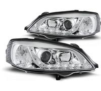 Luz De Conducción LED Diseño Cromado Faro Combinado Opel Astra G 98-04