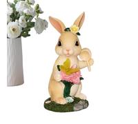 Luz de conejo, divertida decoración de impermeable, luces solares para caminos, decoración al aire libre, para jardín, patio, , pasarela, césped, paisaje, vacaciones, de