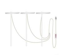 Luz de crecimiento regulable con control remoto inteligente para lámpara de anillo de espectro completo para un crecimiento óptimo de las plantas (6)