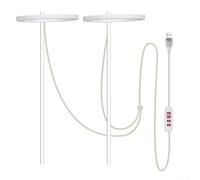 Luz de crecimiento regulable con control remoto inteligente para lámpara de anillo de espectro completo para un crecimiento óptimo de las plantas (8)