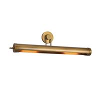 Luz De Cuadro Luz De Pared Lucan Luz De Metal 81.3 Cm Latón Antiguo 2-Luces E27