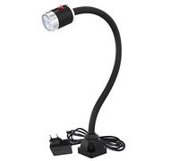 Luz de cuello de cisne flexible LED de 900 lúmenes fija con tornillos Lámpara de trabajo de iluminación industrial para máquinas herramienta y torno