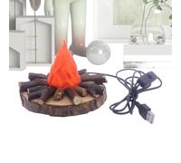 Luz de de campamento lámpara de escritorio LED decorativa con efecto | Luz LED efecto de campamento para acampar fiesta dormitorio oficina clase y meditación