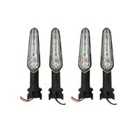 Luz de dirección Luces De Freno Delanteras Y Traseras para Motocicleta para Yamaha YZF R15 V2 V3 V4 R25 R6S R3 R6 R1 R7 R9 con Intermitentes Indicador de señal(4 Piezas)