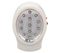 Luz de Emergencia LED Recargable de 2 W, Ajuste de 2 Velocidades, Ahorro de Energía, Luz de Falla de Energía Enchufable para Viajes en Casa, Oficina, Luz Blanca Fría, Batería