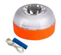 Luz de emergencia para coche V16, recargable por USB, luz LED intermitente de advertencia para barco, camión, barco, etc.