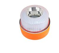 Luz De Emergencia V16 Homologada Dgt Para Coche Y Moto Con Batería, Baliza 360° Base Magnética Induction Flashing Warning Light LED Waterproof Sustituta Del Triángulo De Emergencia Para Coches