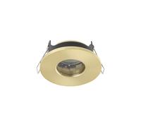 Luz De Empotrar De Aluminio Con Cristal GU10 IP44 Acentuada Redonda De 8,5 Cm