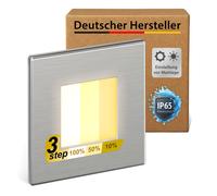 Luz de escalera LED/luz de pared empotrada FEMA para interior y exterior acero