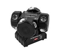 Luz de escenario, luz de escenario de 4 cabezas, varios modos de control, parpadea hasta 20 veces por segundo, escanea 540° horizontalmente, 360° vertical