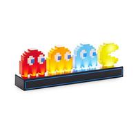 Luz de escritorio Pac Man & Ghosts - Producto oficial, reactiva al sonido con 3 modos de luz, alimentado por USB o baterías, decoración retro para sala de juegos, regalo para gamers