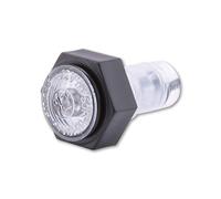 LUZ de estacionamiento SHIN YO MINI LED, redonda, diámetro de la lente 14.8 mm, aprobado por E, transparente