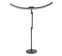 Luz de Estudio de Escritorio Soporte Giratorio 3000-6500K Temperatura de Color Lámpara de Mesa Ajustable 24W para Estudio Diario (Enchufe de la UE)