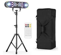 Luz De Fiesta 7 En 1 Para Discoteca Luz De DJ, Luz De Fiesta Con Trípode Telescópico Y Bolsa De Transporte, Luz Estroboscópica Con Control Remoto Para Navidad, Fiestas En Casa, Discotecas Y Halloween