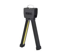Luz de fitness - 17,8 x 5,2 cm aleación de aluminio LED luz de trabajo impermeable 7 niveles regulable gancho plegable | perfecto para gimnasio en casa, camping, entrenamiento, fotografía, actuación