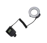 Luz de Flash de Anillo Macro de 48 LED, Luz de Flash Macro con Pantalla LCD, Difusor de Flash y Anillos Adaptadores de Control de Potencia, para Cámaras DSLR