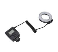 Luz de Flash Macro LED, Anillo de Luz con Pantalla LCD, Control de Potencia, Anillos Adaptadores, Difusores de Flash para Cámaras DSLR