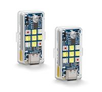 Luz de flash para drones, luz de flash LED anticolisión para DJI Lito 1/X1/Neo 2/Avata 2/Mini 4K/ Mini 5 pro/4/3/Mavic 4/Air 3S accesorios, luz estroboscópica para todos los accesorios de drones RC (2