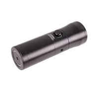 Luz de fotografía de metal portátil con control de enfoque mecánico y 4 colores ajustables para transmisión en vivo, fotografía, linterna, proyector