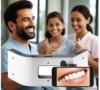 Luz de fotografía Dental móvil, luz de llenado bucal LED for odontología, Kits de fotografía LED bucal Dental, 6000-6500K Ajustable, con 20 Luces, Intensidad diseño de hasta.