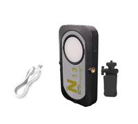 Luz de fotografía recargable, diseño de doble cara, 3 modos, luces ajustables alimentadas por USB para vlogs de estudio, fotografía de doble cara