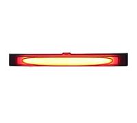 Luz de freno 1X para tapa del maletero trasero tercera luz de freno F1 estroboscópica compatible con Chevy y Corvette C6 2005-2011 2012 2013 (lente ahumada roja).