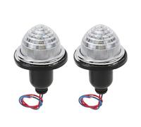 Luz de freno adicional 2 luces de freno traseras de 72 mm, 12 V CC, compatibles con Mini Morris Minor Traveller Classic y Lucas L594 LPB630.(C)