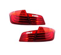 Luz de Freno Compatible Con BMW Serie 5 F10 F18 2011-2017 Faros Traseros Modificados Luces DRL Intermitentes Automóviles Luces Instalación Plug And Play Coche Traseras(Red)