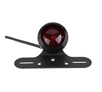 Luz de freno de la cola de la motocicleta, Universal bombilla de freno de cola de motocicleta, Led luz de señal de (Negro) Luces traseras