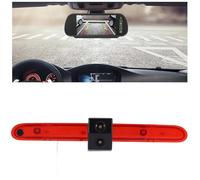 Luz de freno HD, cámara de marcha atrás, ángulo ajustable, compatible con Toyota Proace/Citroen Berlingo/Opel Combo/Limousine/Peugeot Partner Tepee/Rifter (cámara de marcha atrás + espejo retrovisor