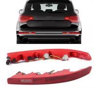 Luz de freno Lámpara reflectora de parachoques Audi Q7 4LB 2007-2015 Freno antiniebla Reversa Rojo Claro Derecha 4L0945096A(Driver+Passenger Side)