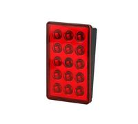 Luz de freno trasera de alto nivel Carcasa universal para luz de freno coche, piloto, alerón trasero, trasera, carcasa roja, tira