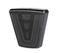 Luz de Freno Universal Estilo Trapezoidal F1 de 12 V, Luces de Seguridad, Luces de Freno traseras Deportivas, luz de Advertencia Trasera automática (Negro)