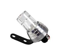 Luz de Freno y Freno para Motocicleta, Lente de Cristal, luz Trasera roja Vintage para Harley, Chopper, Escuela, Bobber