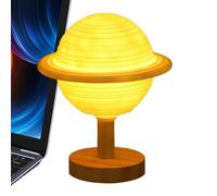 Luz de galaxia luna, luz nocturna de planeta, luz nocturna de planeta con soporte, luz nocturna de globo, lámpara de mesita de noche, lámpara de escritorio para dormitorio, luz nocturna con sistema