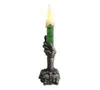 Luz de garra de calavera para decoraciones de de Halloween para patio trasero, jardín fantasma, accesorios de garra de terror aterrador para ventana, vela decorativa para decoración del hogar